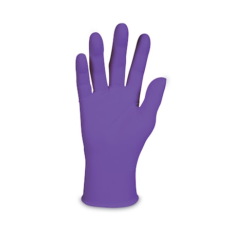 Kimtech Purple Nitrile, Disposable Gloves, 6 mil Palm, Nitrile, Powder-Free, M, 100 PK, Purple 55082